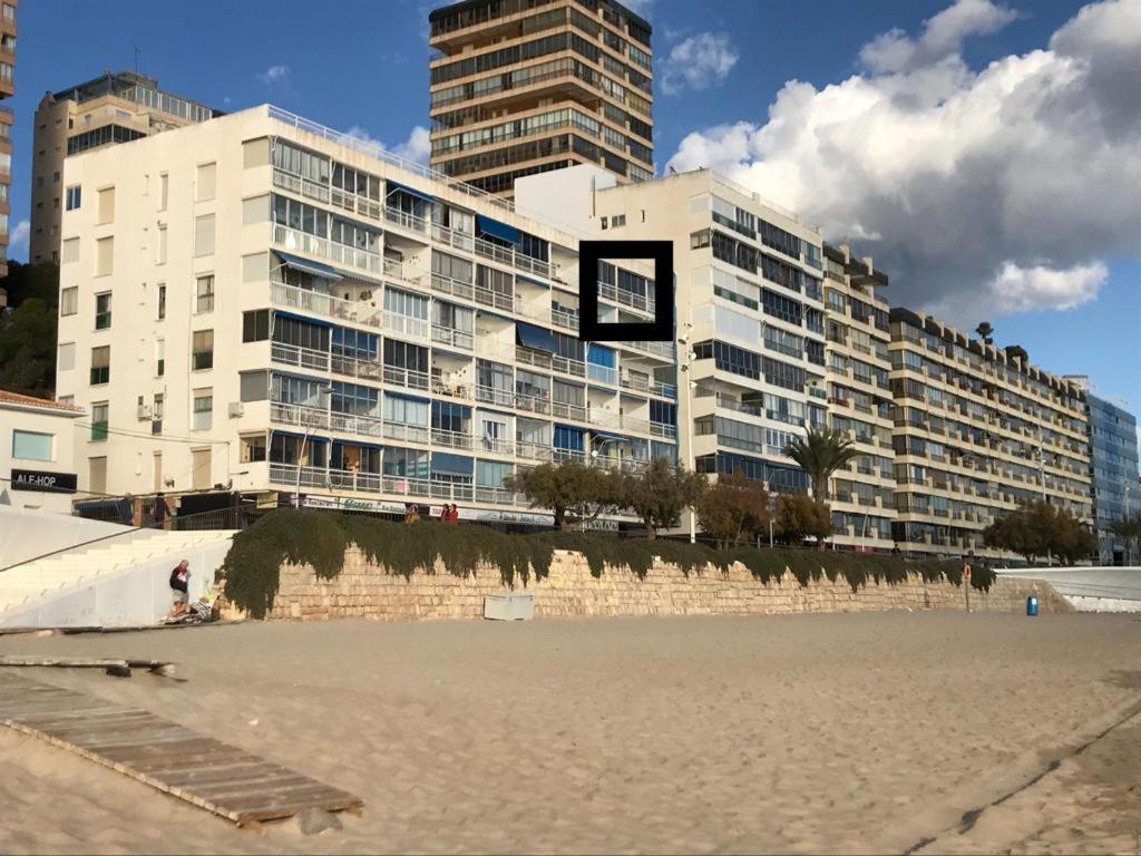 Los Fernandos, 1St Line Beachfront Poniente, 2 Bedroom Apartment Ocean Terrace 貝尼多姆 外观 照片