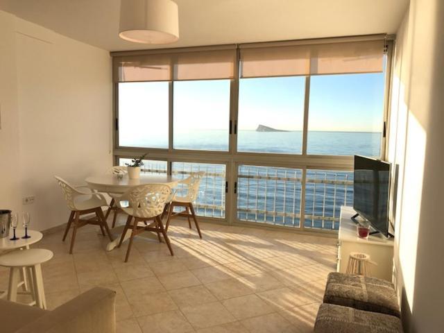 Los Fernandos, 1St Line Beachfront Poniente, 2 Bedroom Apartment Ocean Terrace 貝尼多姆 外观 照片